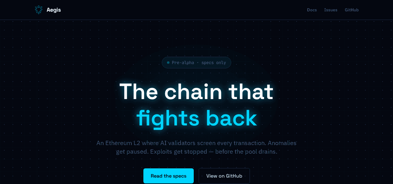 Aegis screenshot
